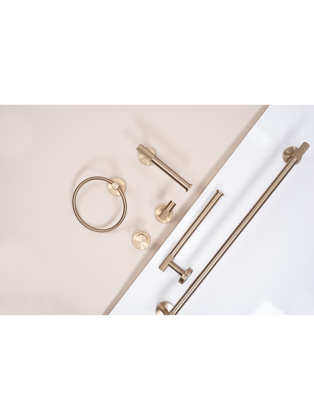 Badkamerhanger Ring 6610 Modern Brush Gold