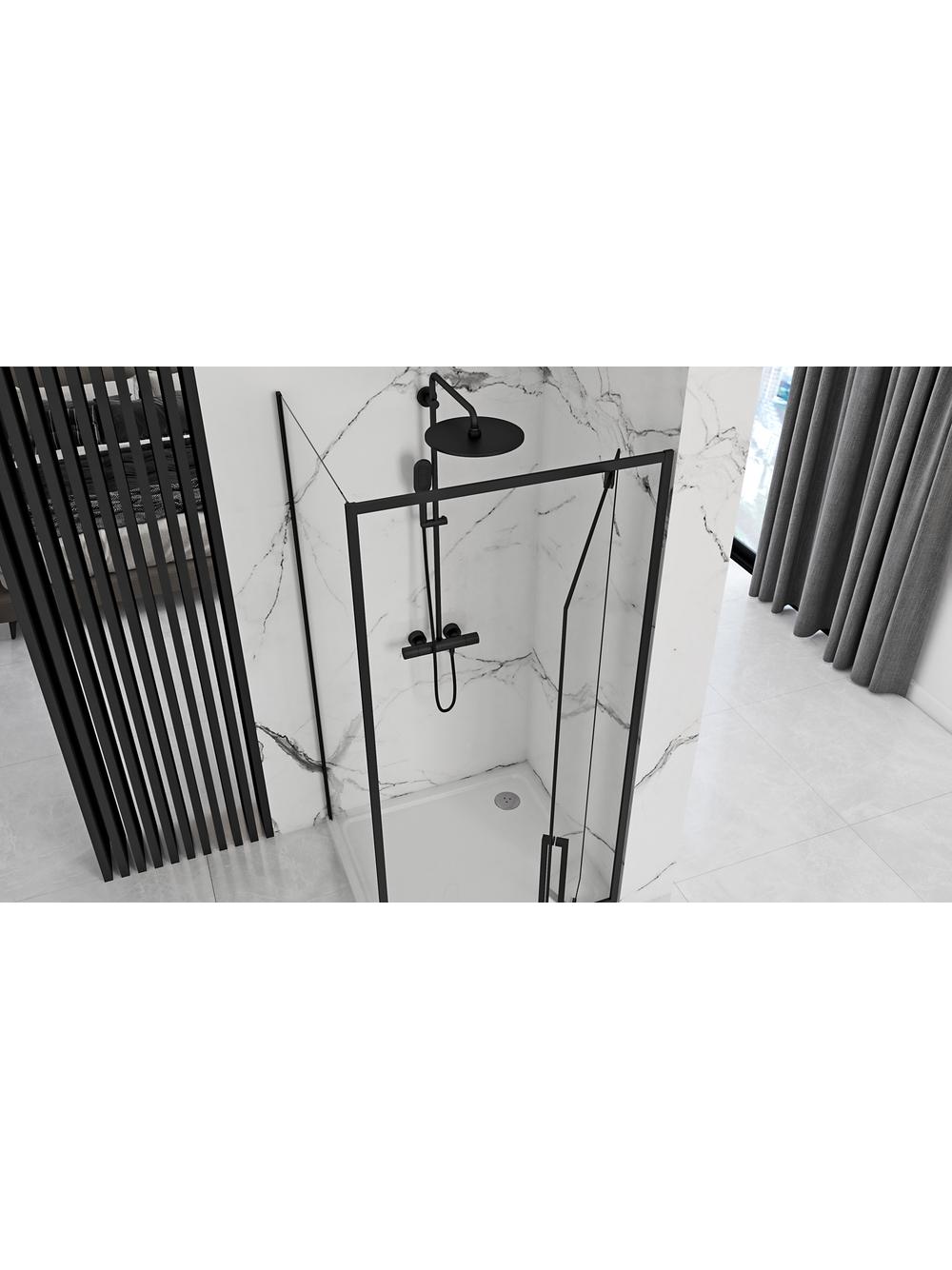 Kabina Prysznicowa Narożna Rea Rapid Swing Black