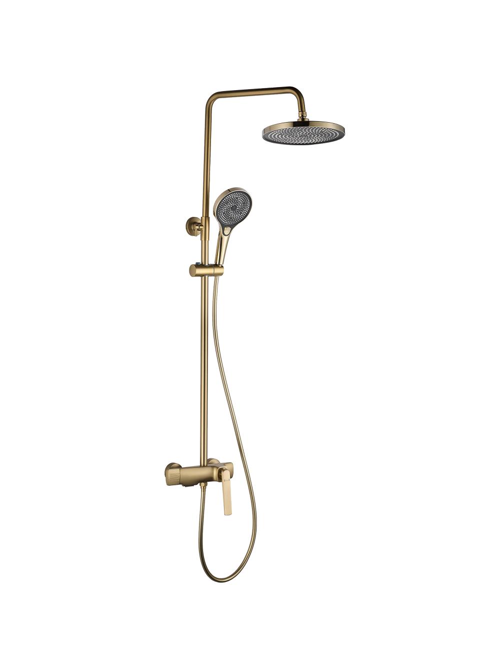 Σετ ντους REA REBEL BRUSHED GOLD