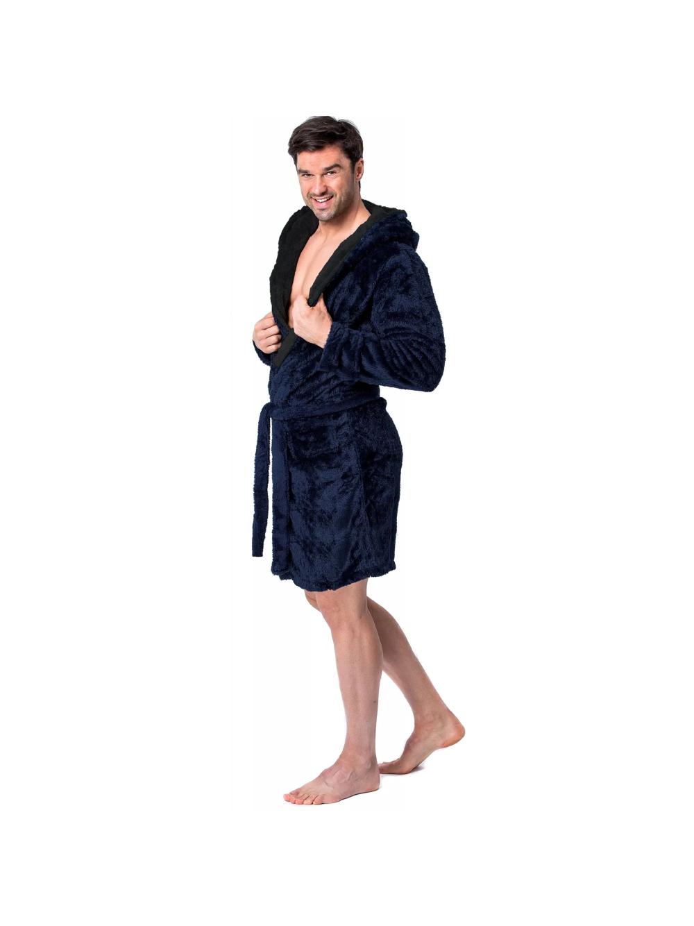 Szlafrok męski Jordan Navy Black L
