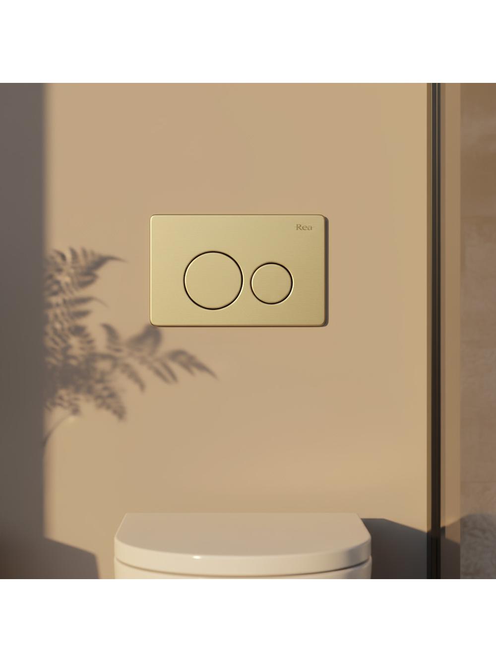 Clapeta pentru rezervor incastrat Rea I K011A-Q Gold Brush