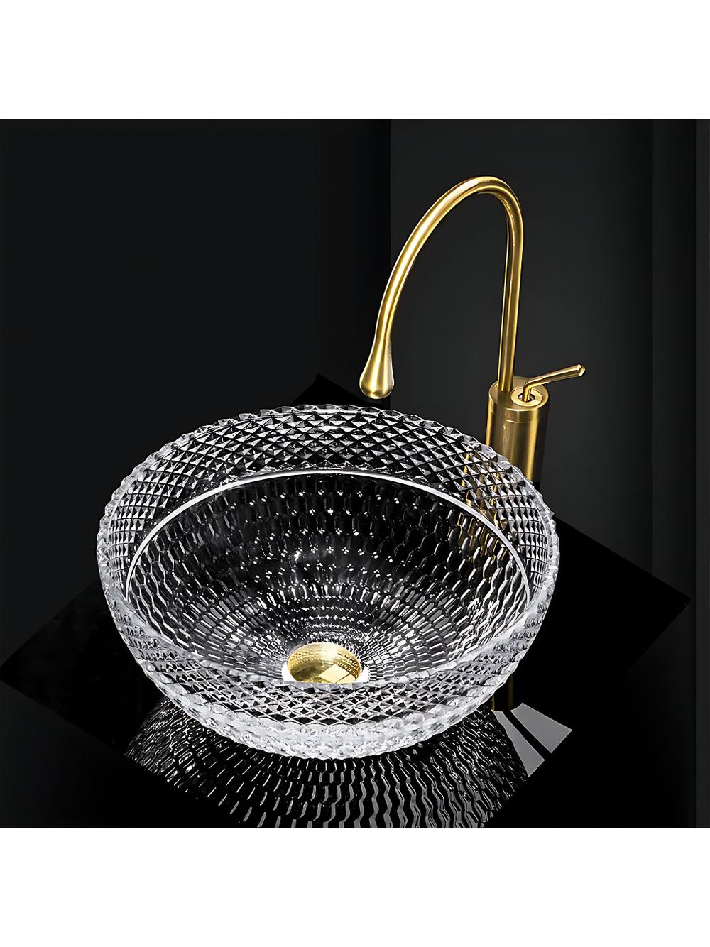 Countertop washbasin Rea Sue Transparent