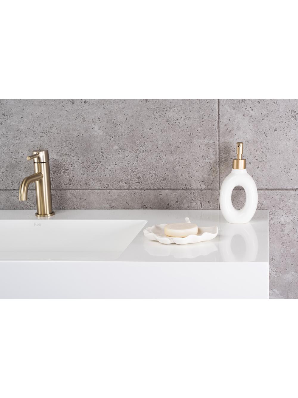 Umywalka konglomeratowa Archi 90 CM biały