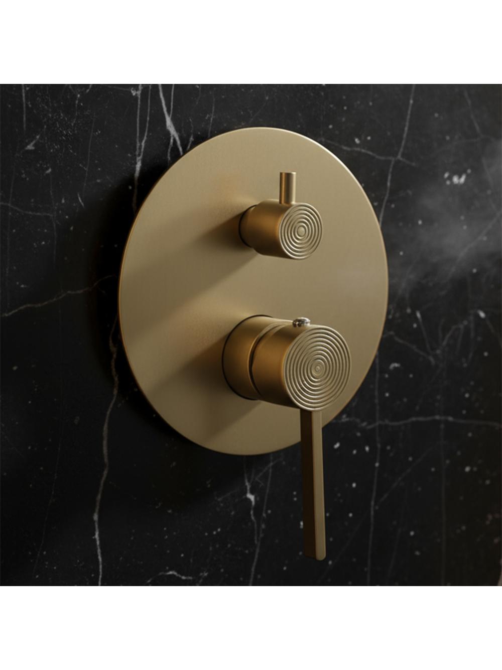 Shower system Rea Foster Brush Gold + BOX