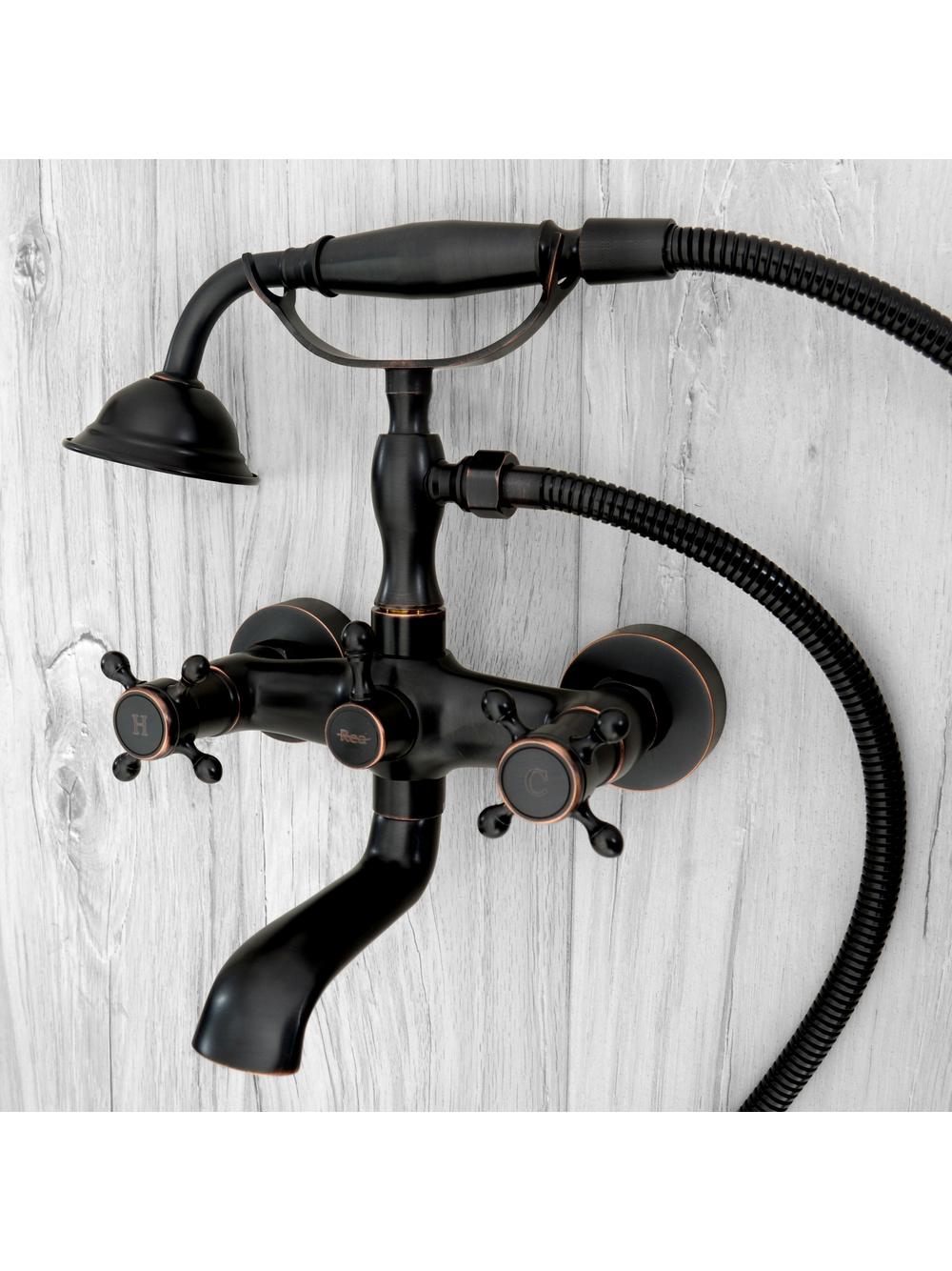 Bateria wannowa Rea Retro czarna postarzana