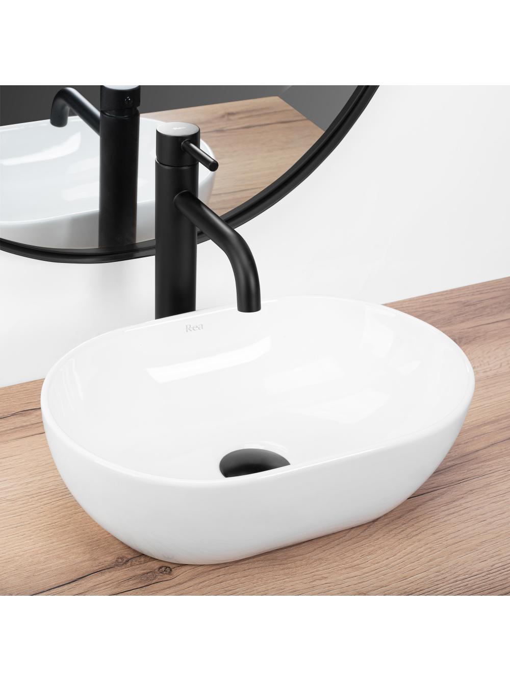 Πάγκος νιπτήρας Rea AMELIA MINI Μ38 x Π 26 x Υ 12 cm
