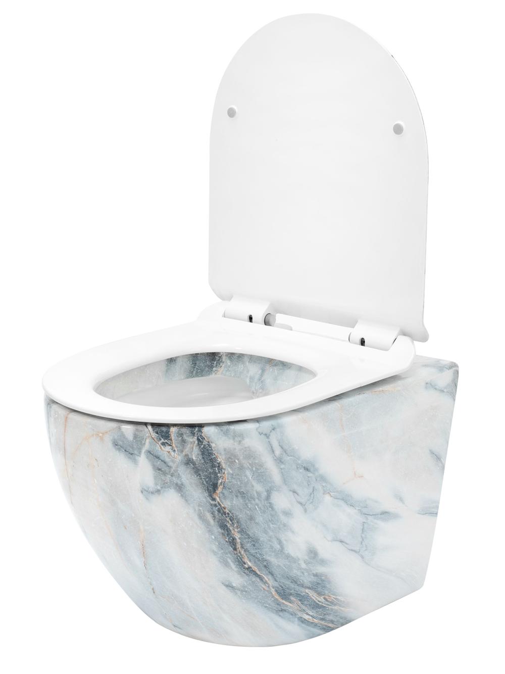 Misa WC podwieszana Carlos Slim Rimless Granit Shiny