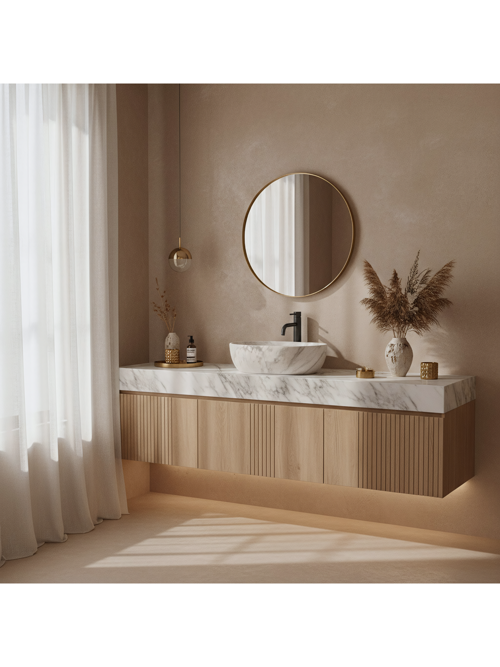 Countertop Basin Rea Amelia ASH MATT