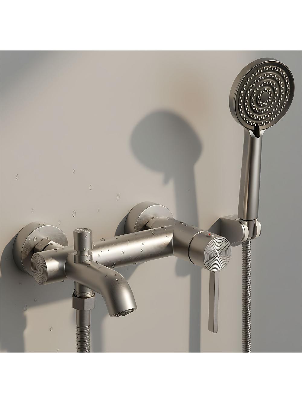 Bateria wannowa REA FOSTER Nikiel Szczotkowany