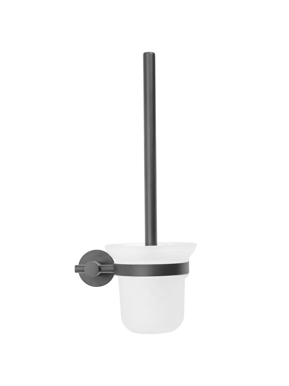 Szczotka WC GUN Czarna 322234A LEO