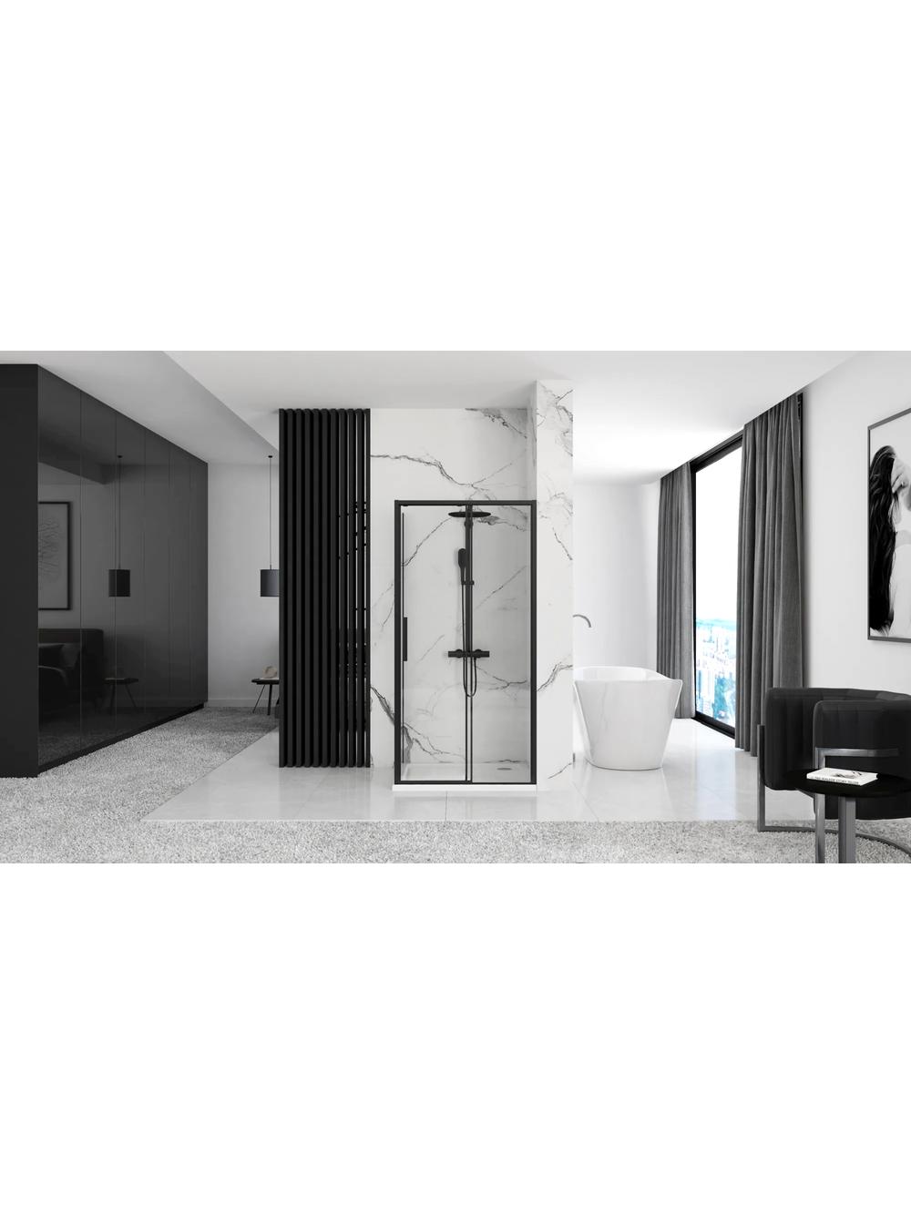 Kabina Prysznicowa Narożna Rapid Slide Black