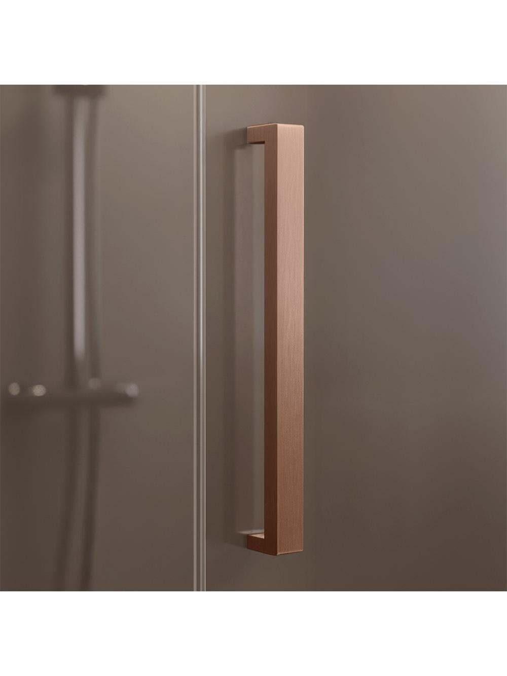 Cabina de ducha REA Hugo Double 90x90 Copper Brush