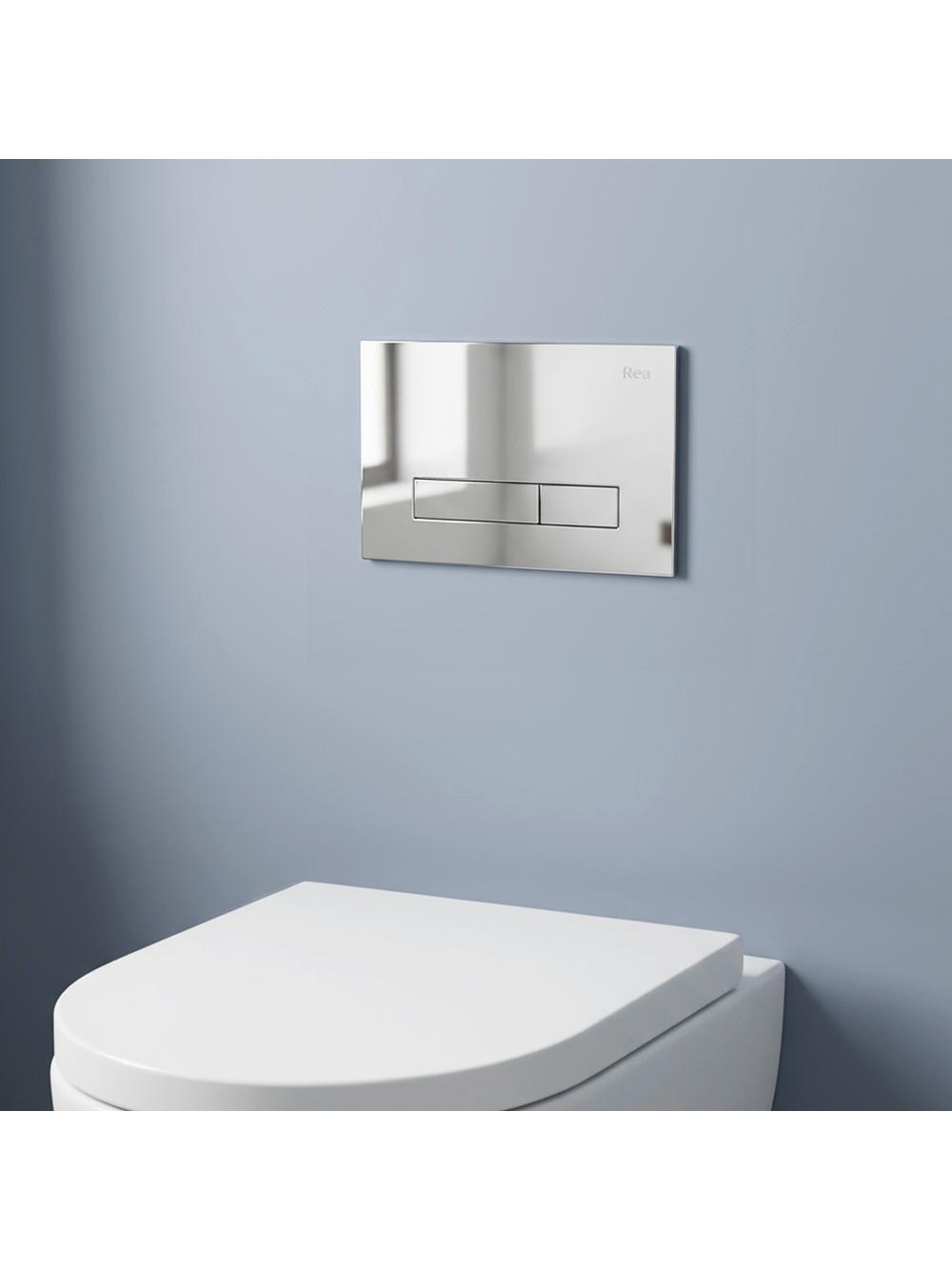 Clapeta pentru rezervor incastrat Rea HD K011A-Q Chrome