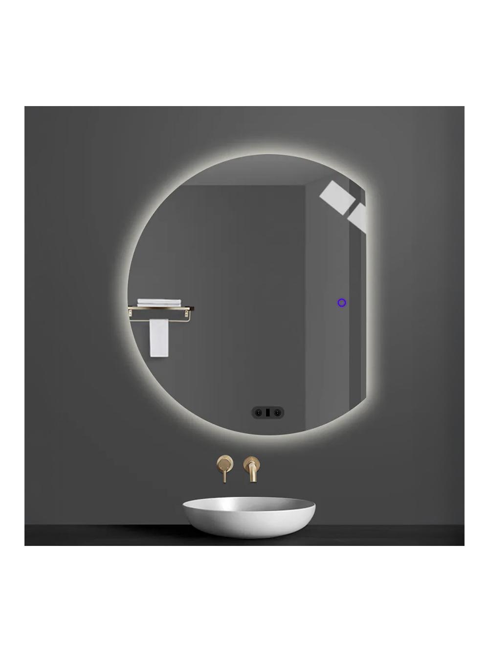 LUSTRO ŚCIENNE LED 80x70cm YH-3355