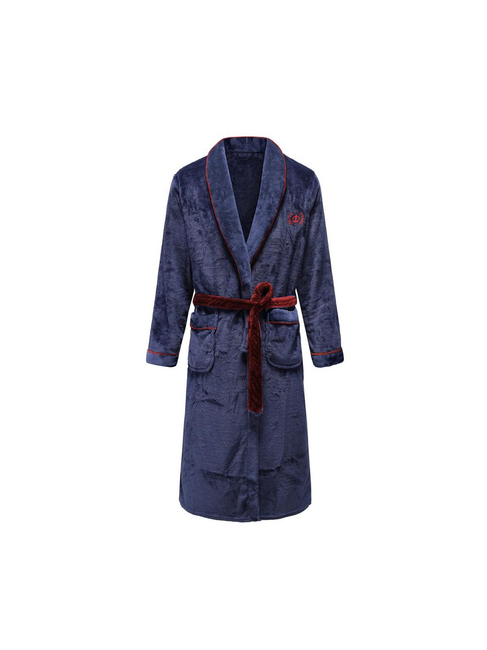 Szlafrok Męski Roger Navy Red M