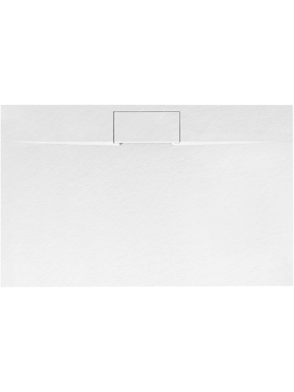 Brodzik prysznicowy Bazalt Long White 80x100