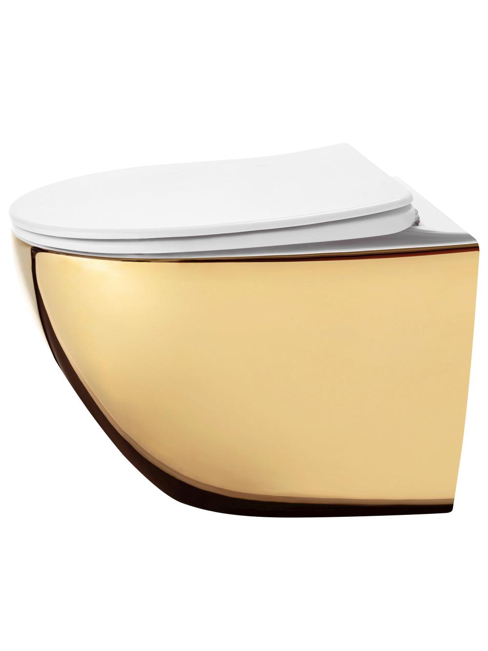 WC csésze Rea Carlo Mini Tornado NF WHITE GOLD