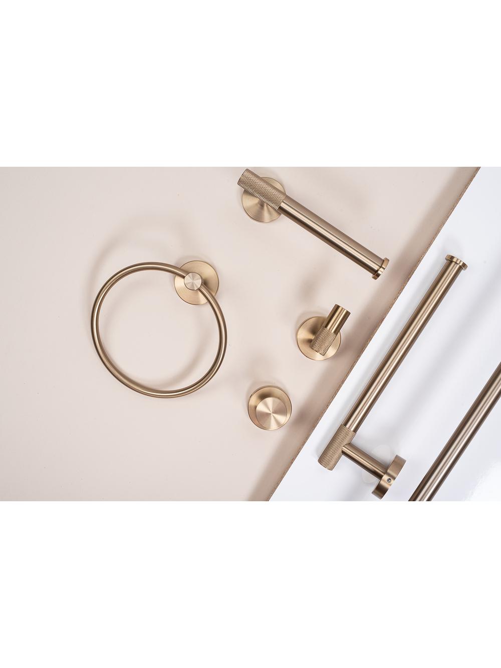 Badkamerhanger Ring 6610 Modern Brush Gold