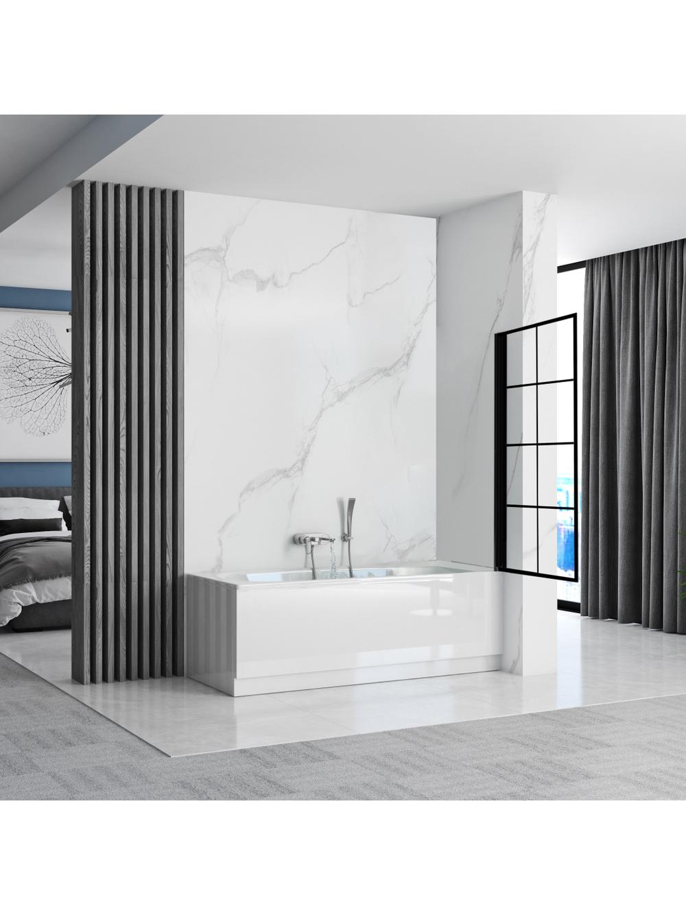 Parawan nawannowy Rea Lagos-1 Ruchomy 70 Black