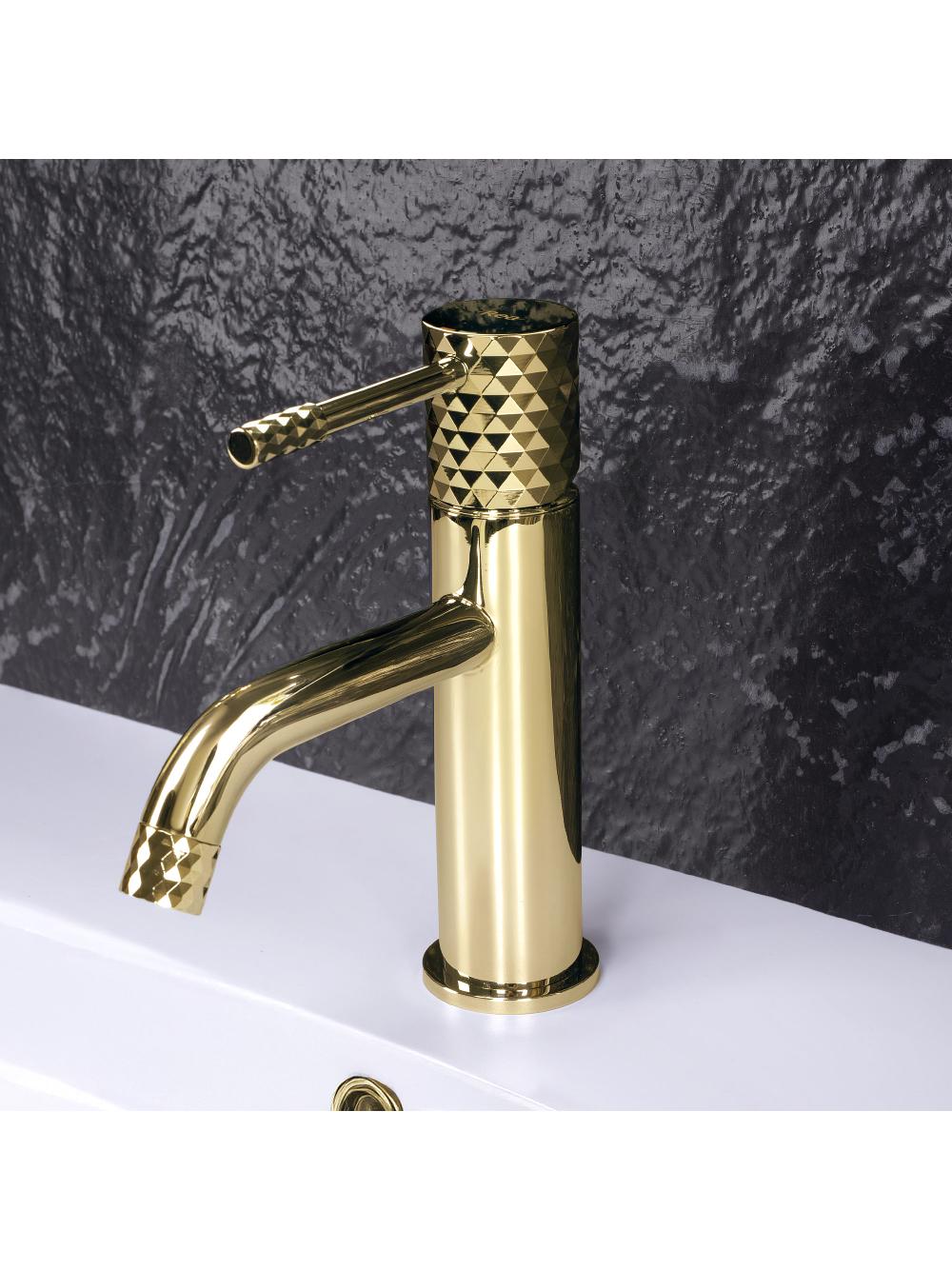 Waschbeckenarmatur Rea Lungo Diamond Gold