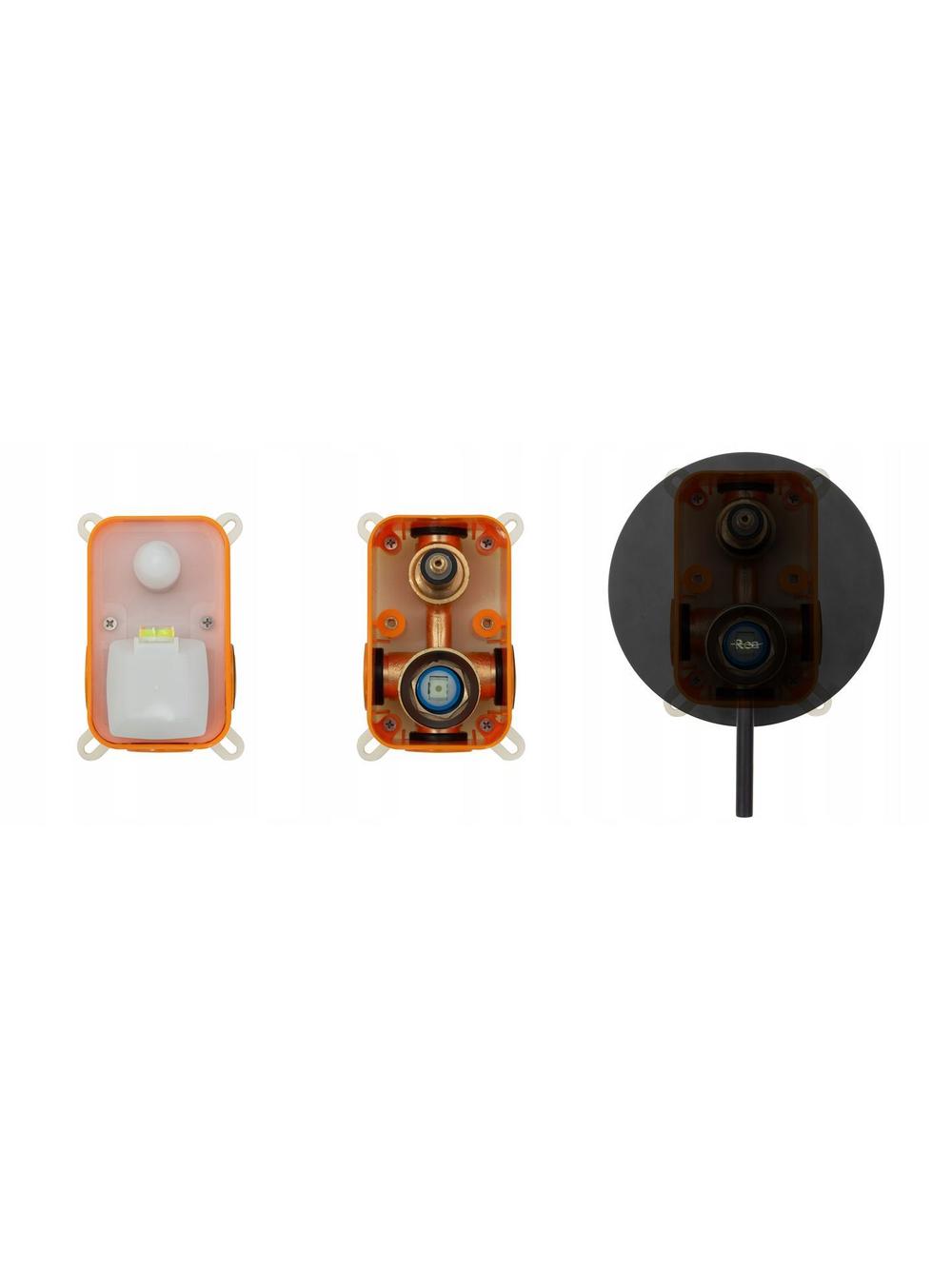 Bateria wannowa podtynkowa Rea Lungo Miedź + Box