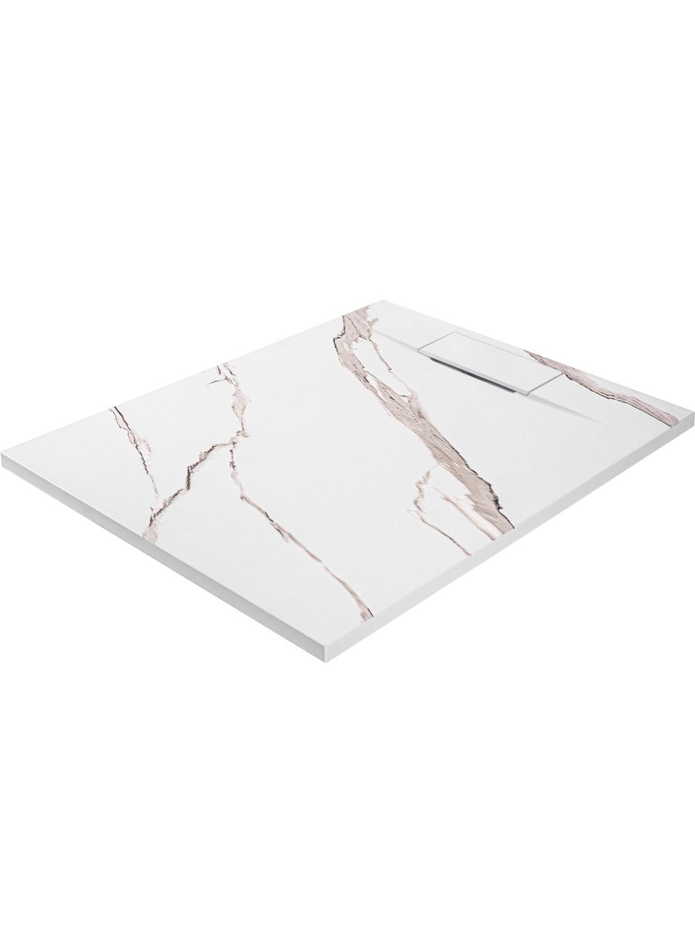 Brodzik prysznicowy Bazalt CARRARA WHITE 90x120