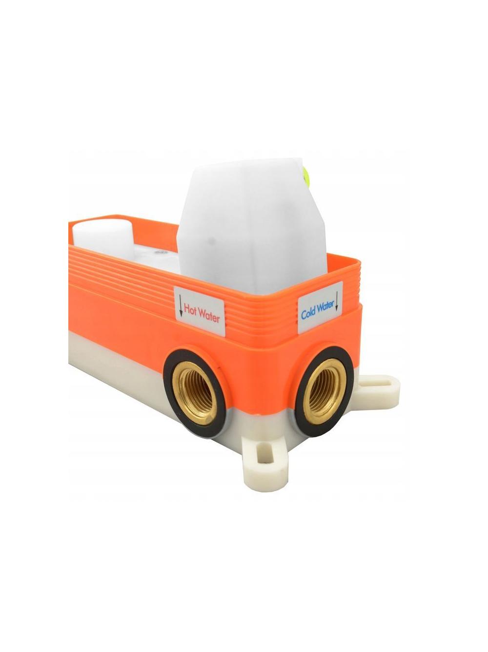 Bateria wannowa podtynkowa Rea Lungo Miedź + Box