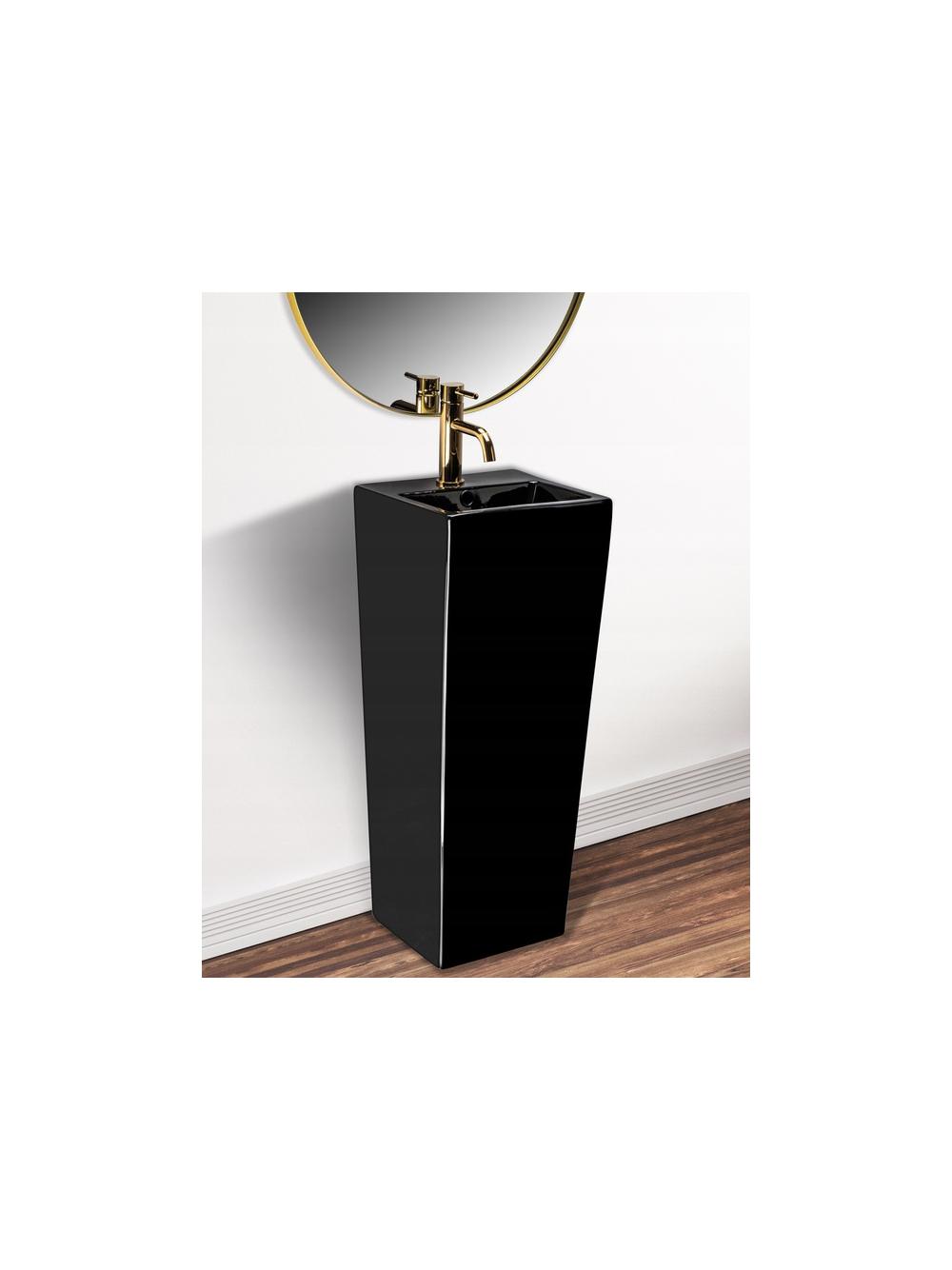 Umywalka ceramiczna wolnostojąca Kamila Black