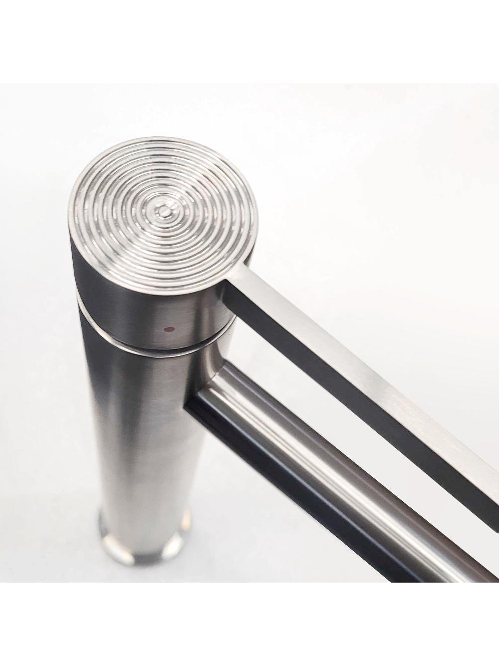 Βρύση νιπτήρα Rea Foster Brush Nickel High