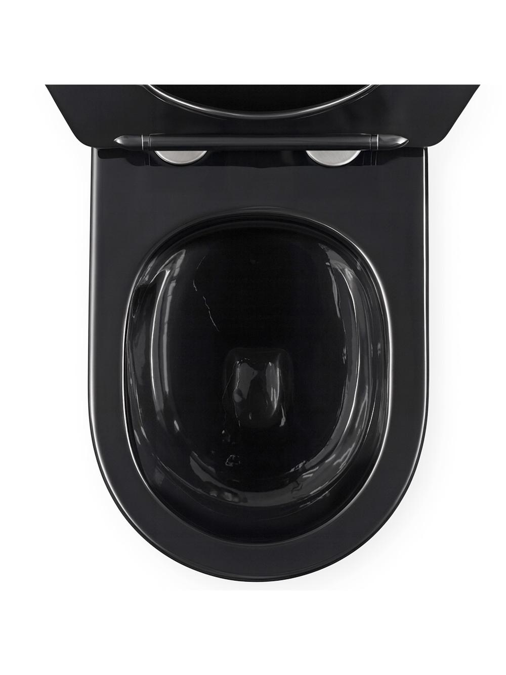 WC csésze Rea Carlo Mini Tornado Black Brush Gold