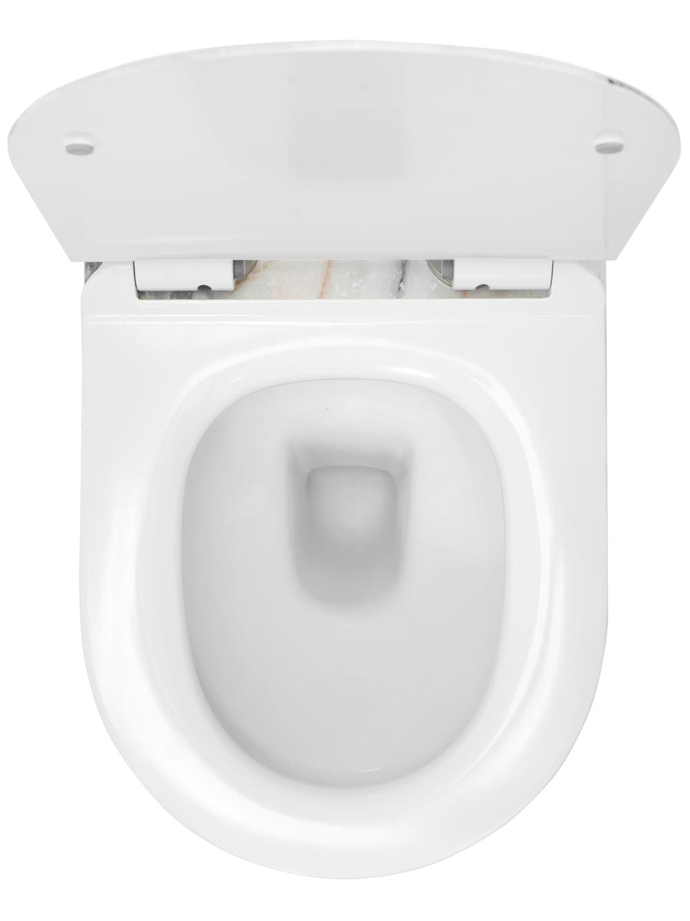Misa WC podwieszana Carlos Slim Rimless Granit Shiny