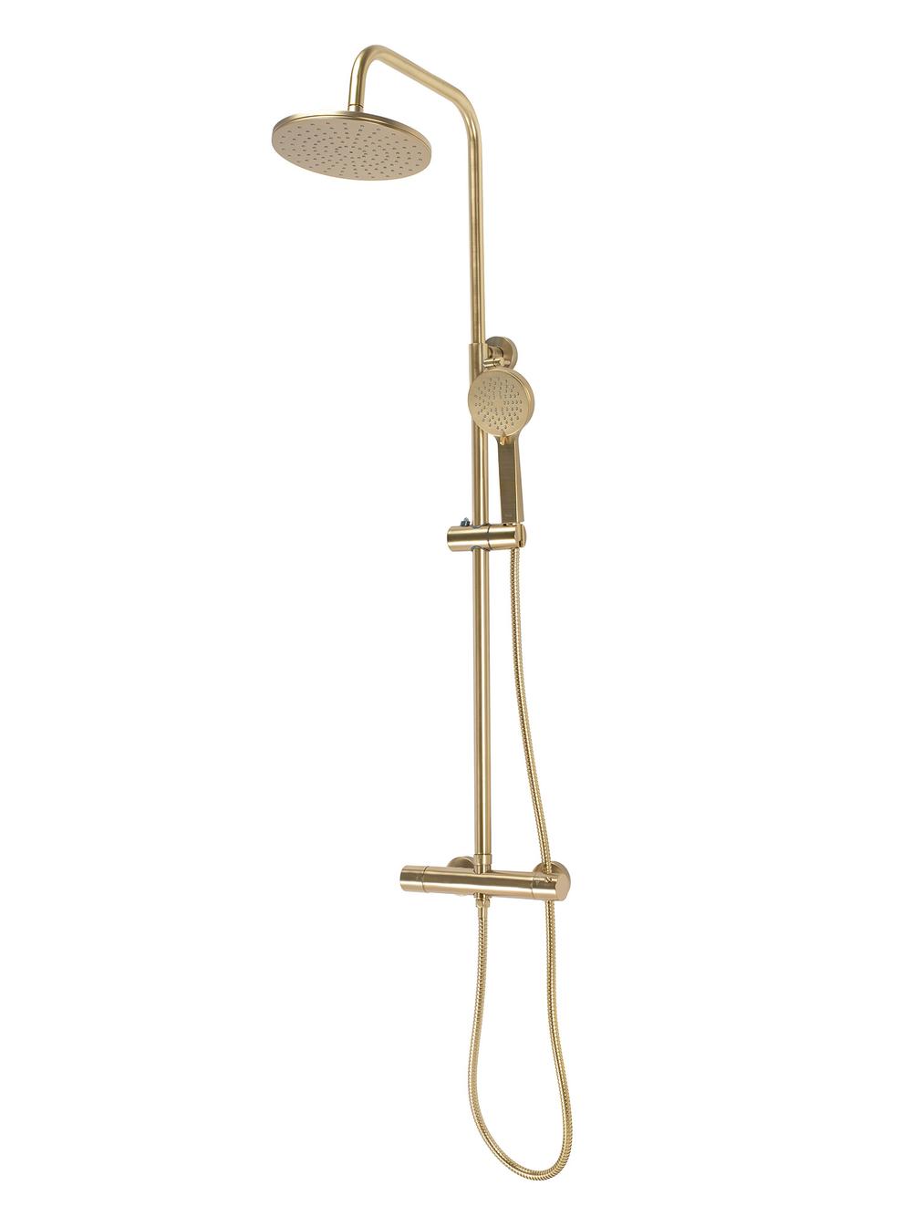 ΣΕΤ ΜΠΑΝΙΟΥ ΜΕ ΘΕΡΜΟΣΤΑΤΗ Rea PAROT Brushed Gold