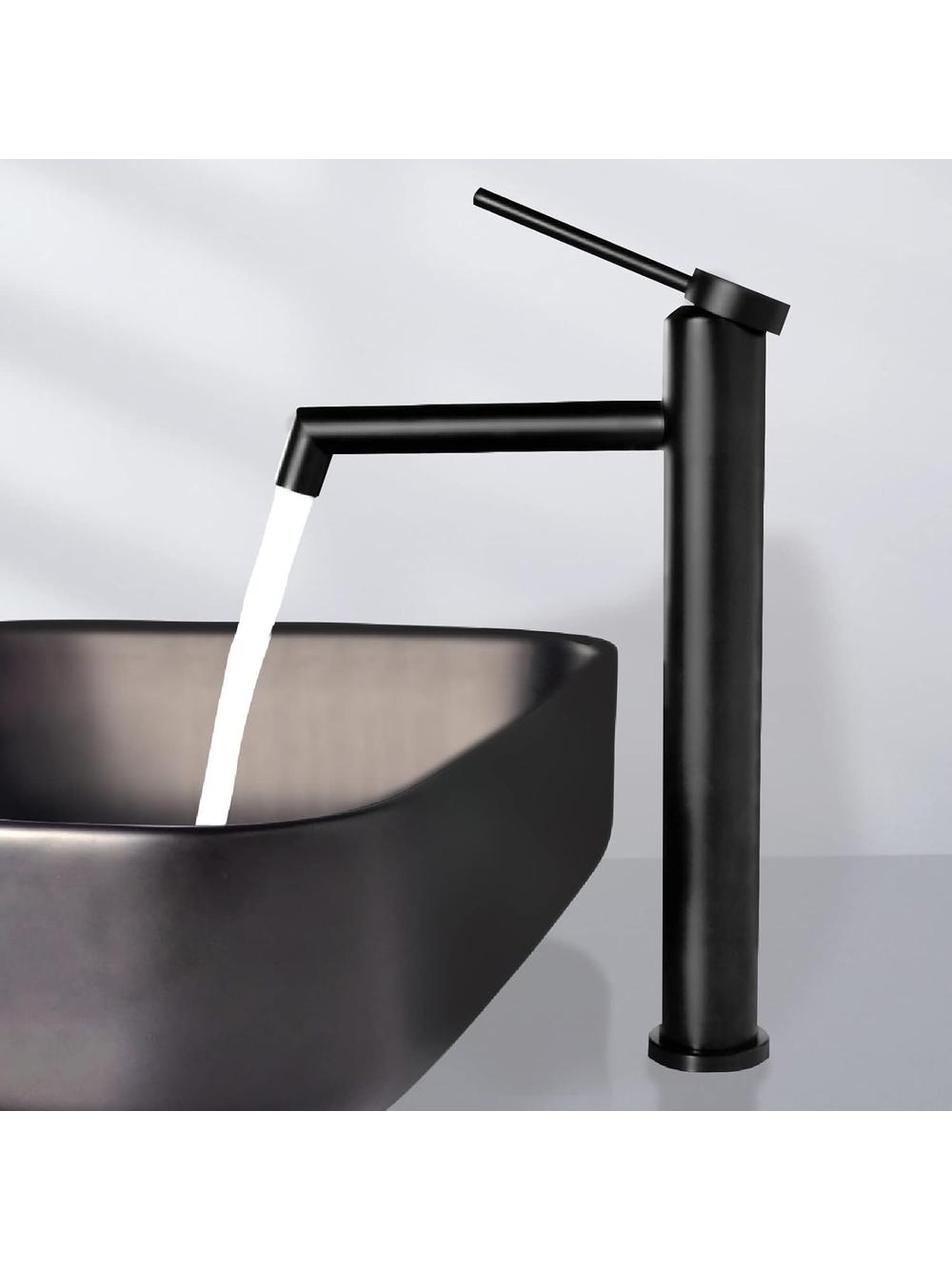 Bateria umywalkowa Rea Foss czarna wysoka