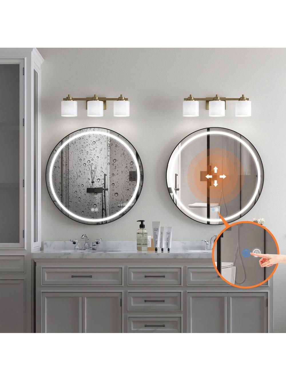 LUSTRO ŚCIENNE LED 60cm MMJ Black
