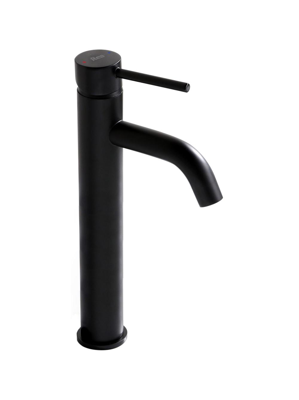 Βρύση νιπτήρα Rea Lungo Black Tall