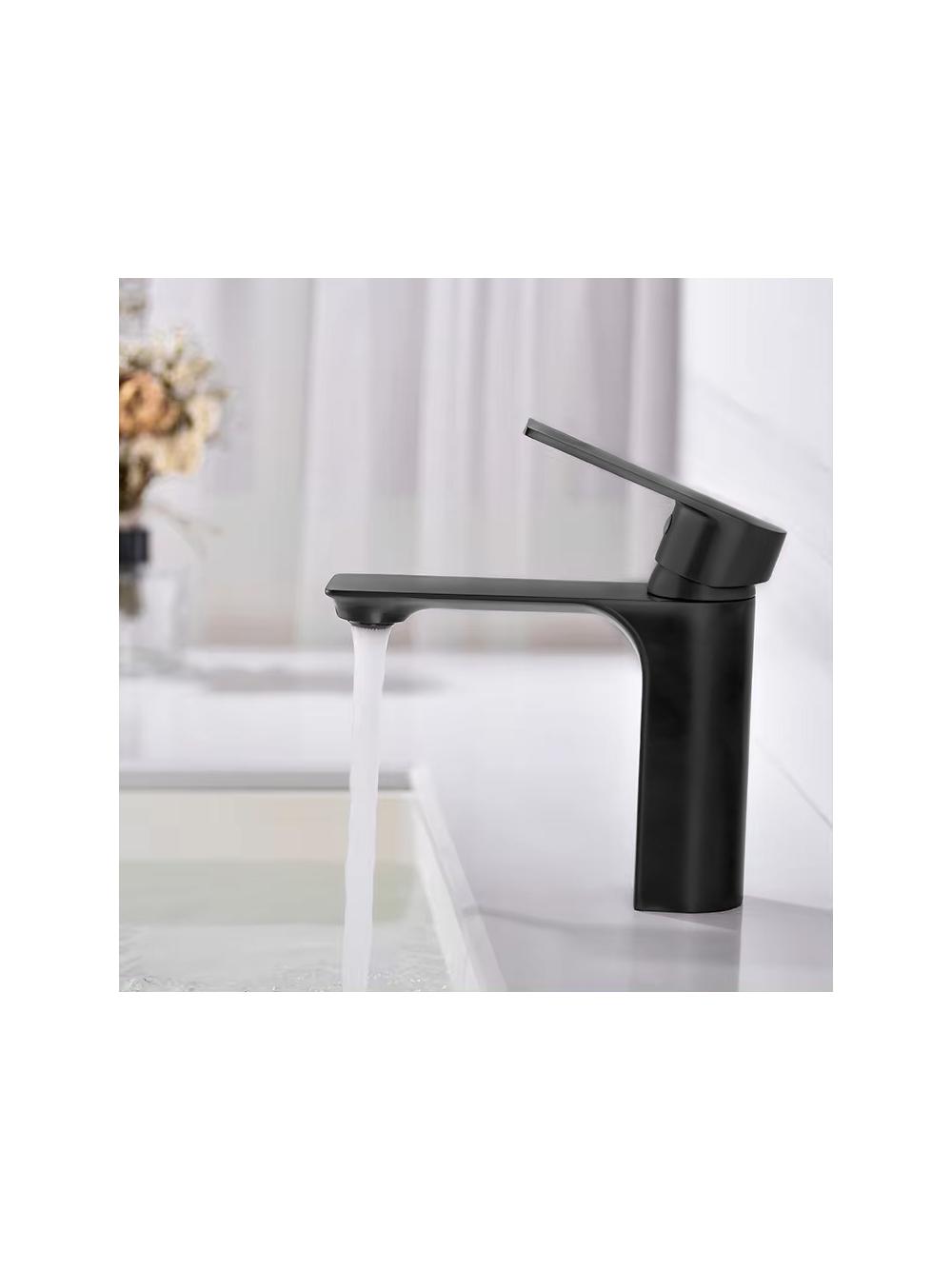 Bateria Umywalkowa REA URBAN Czarna Niska