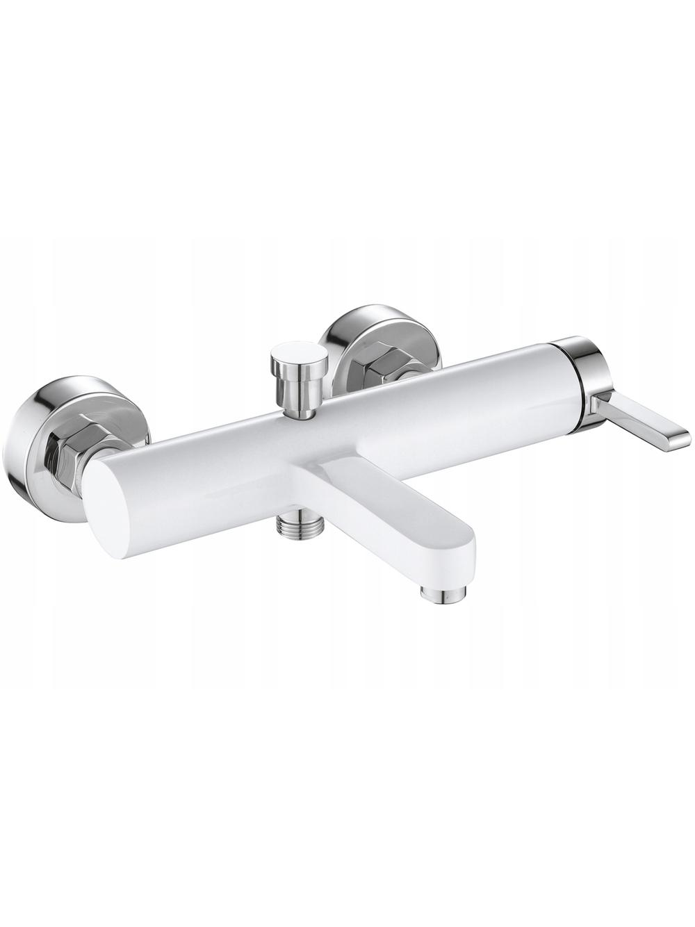 Bateria wannowa REA Polo biała Chrom