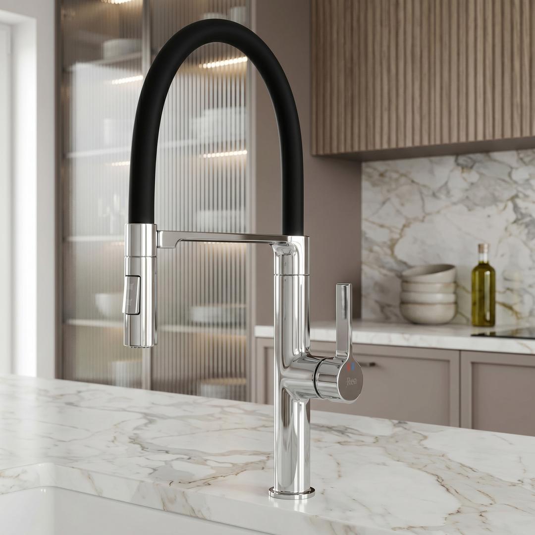 Bateria kuchenna Rea Lago Chrom
