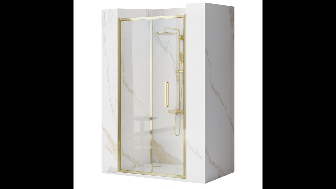 Sprchové dvere REA Rapid Fold 80 Gold
