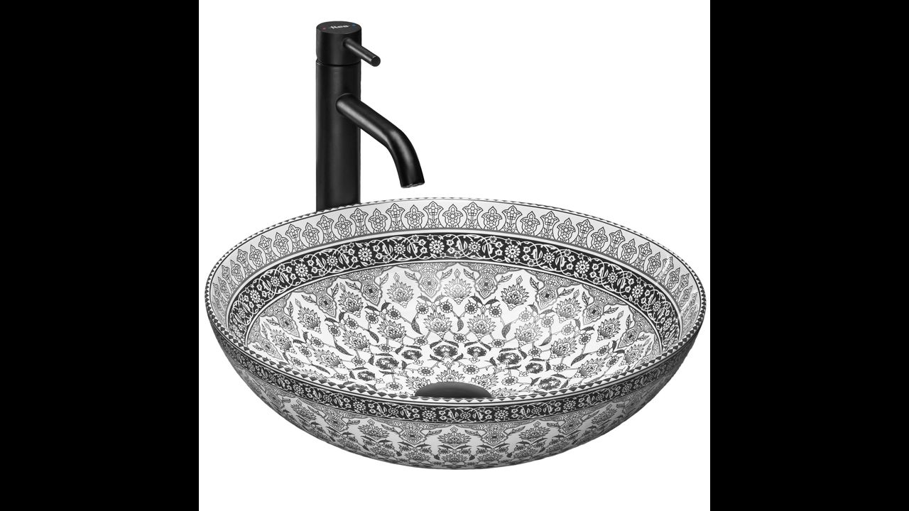 Countertop washbasin Rea Arte dark grey