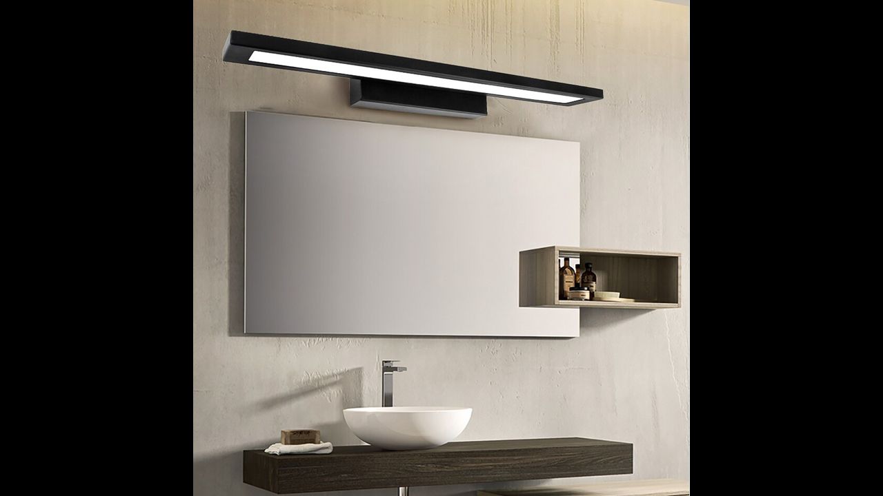 LAMPADA DA PARETE DA BAGNO LED SOPRA SPECCHIO 7W 55CM APP365-1W CROMO - Rea