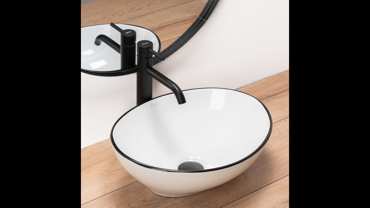 Bonde de lavabo universel clic-clac Rea Black - Rea