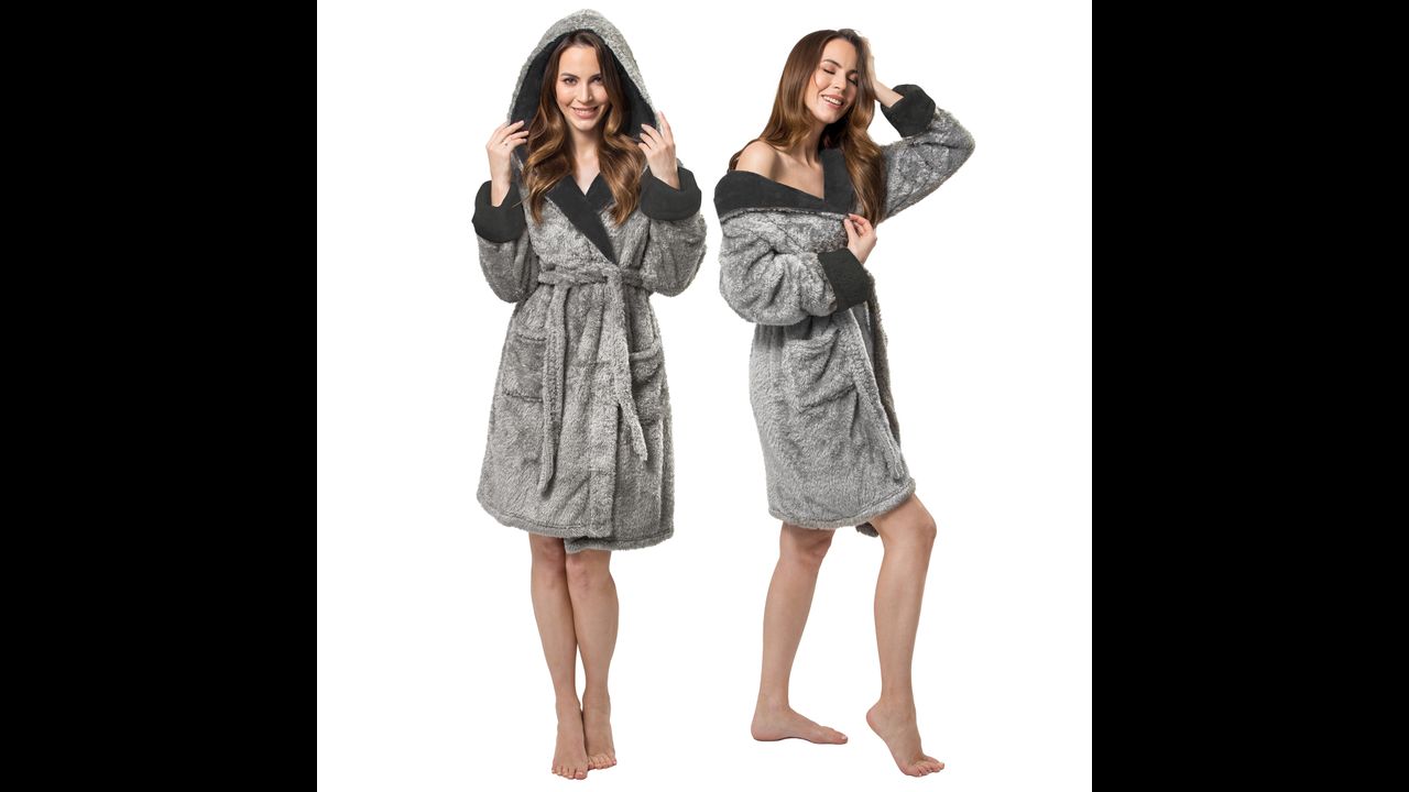 Naiste hommikumantel Huggy melange/Grey