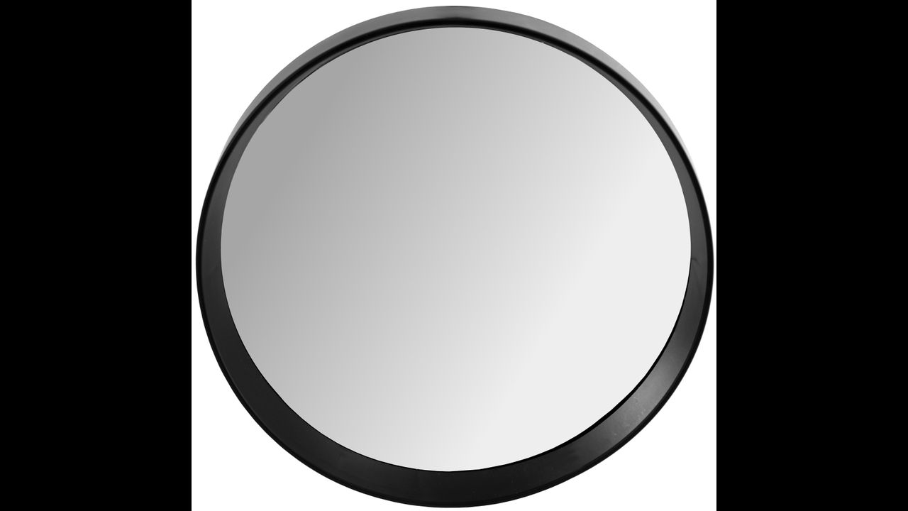 Apvalus veidrodis Juodas 39 cm JZ-01