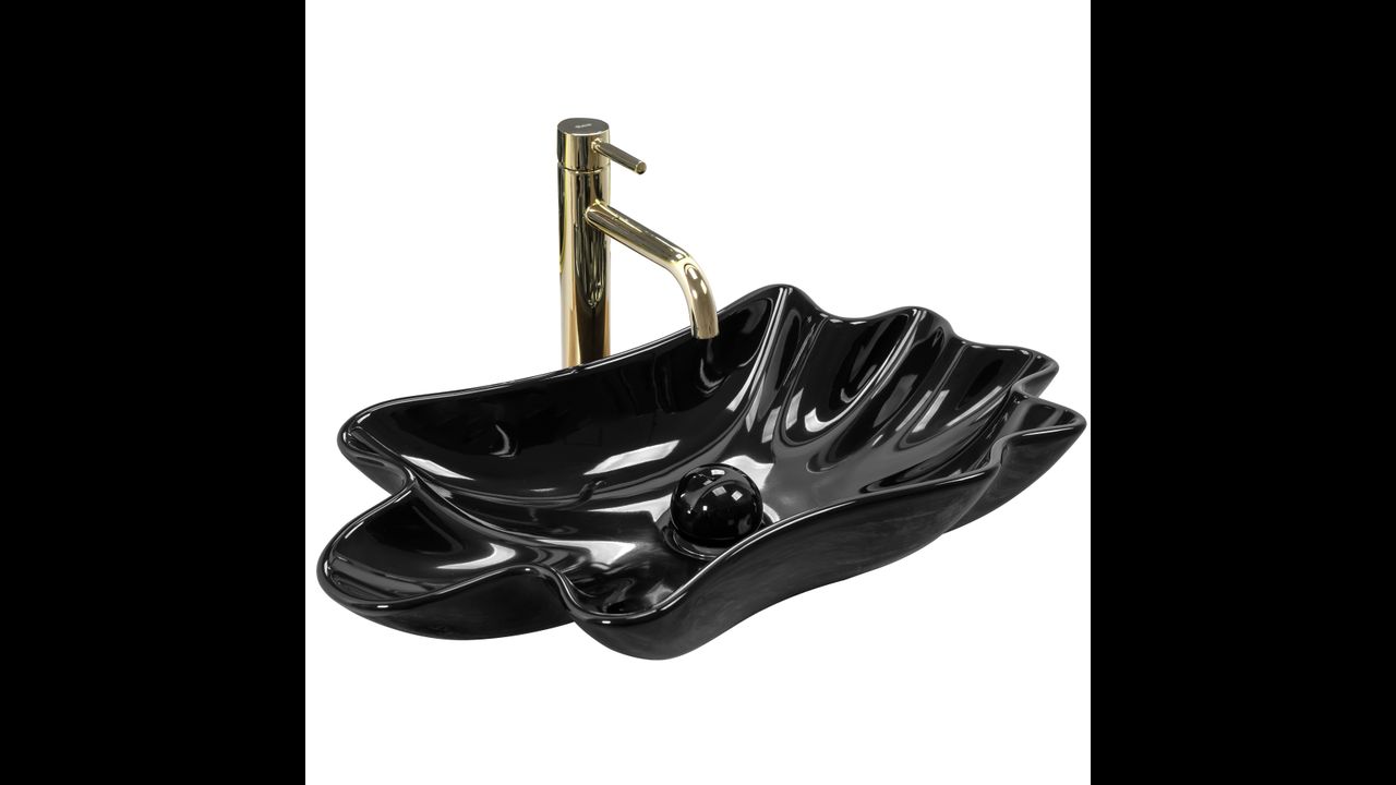 Lavabo Sobre Encimera Rea Sea Black + Tapón Click-clack con Ofertas en  Carrefour