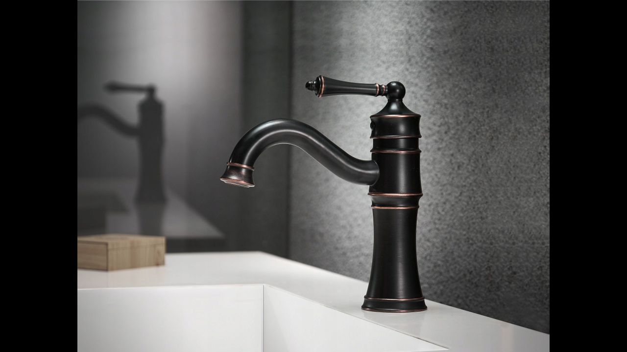 Grifo de lavabo Rea Vintage Old Black Low - Rea