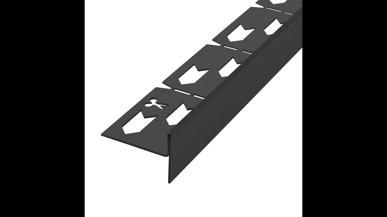 Наклонная планка для душевого поддона 100cm Black