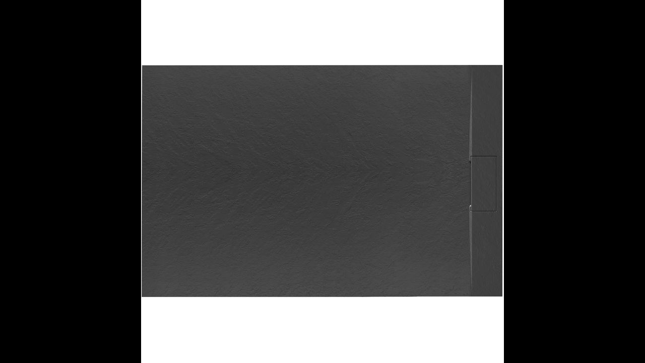 Sprchová vanička REA Bazalt 90x120- Black