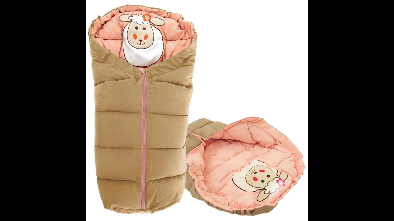 Sac de couchage bébé 4 en 1 Sheep Beige/Pink - Tutumi