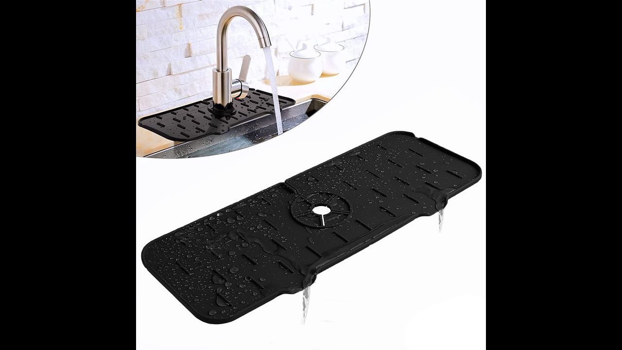 Drainer for the kitchen sink black